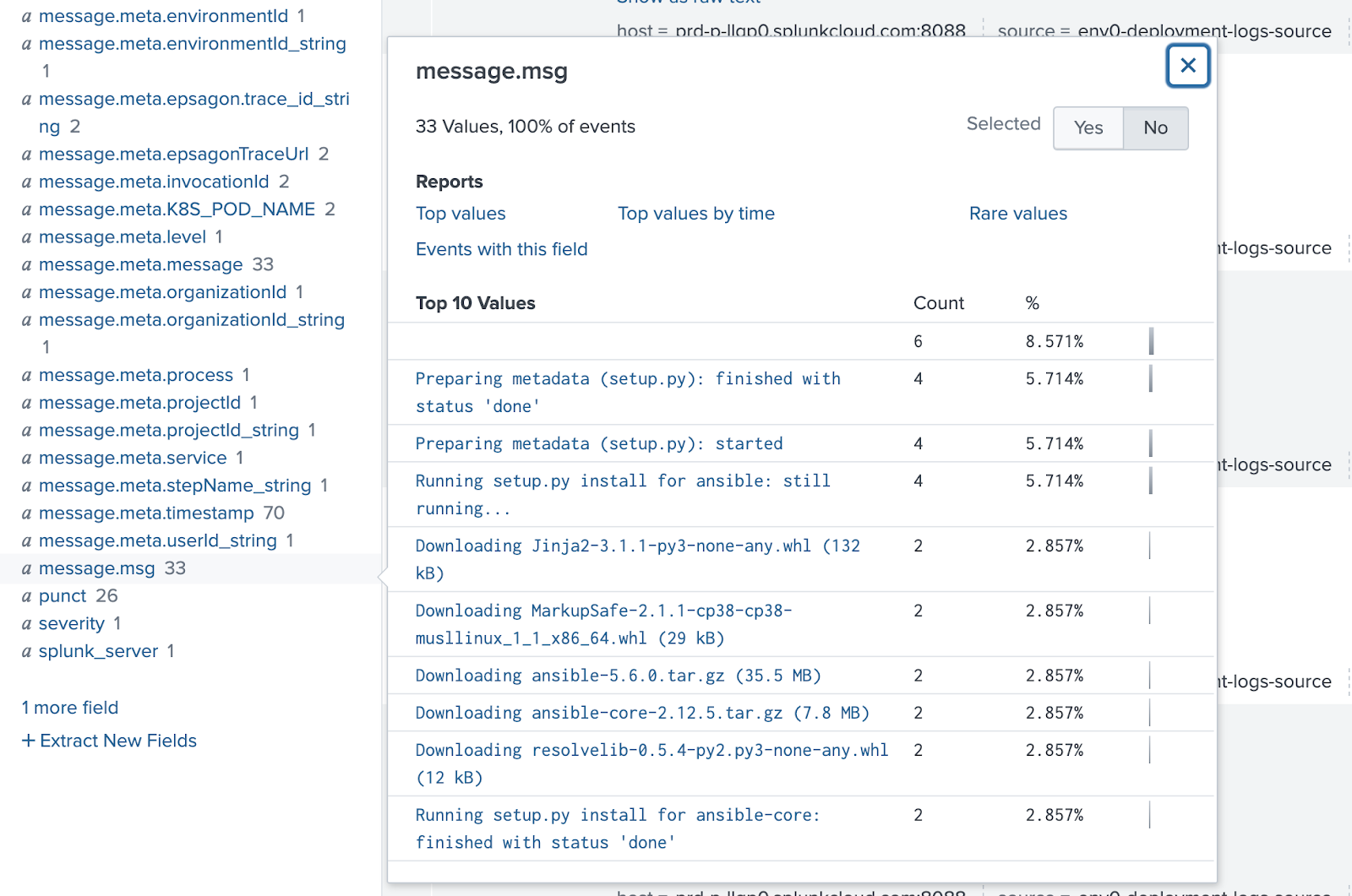 Want to centrally log all the packages being installed durin