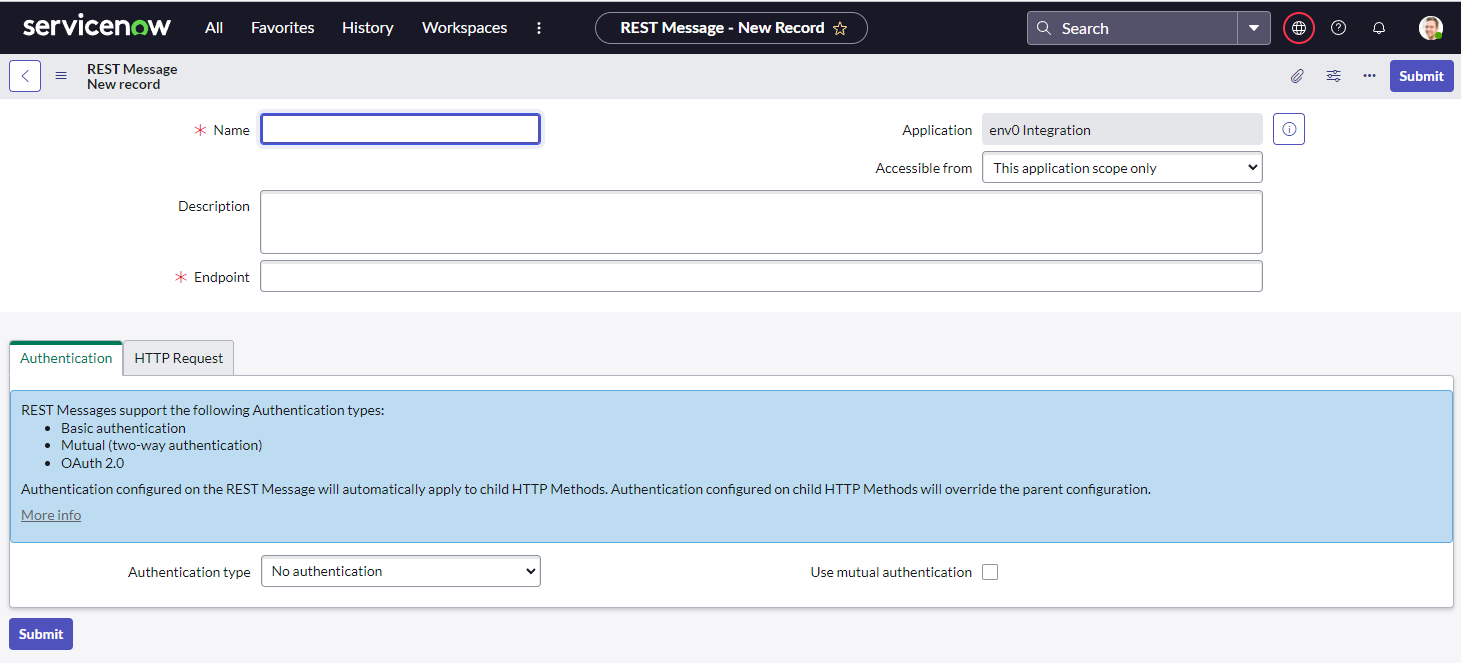 Outbound Rest Integration