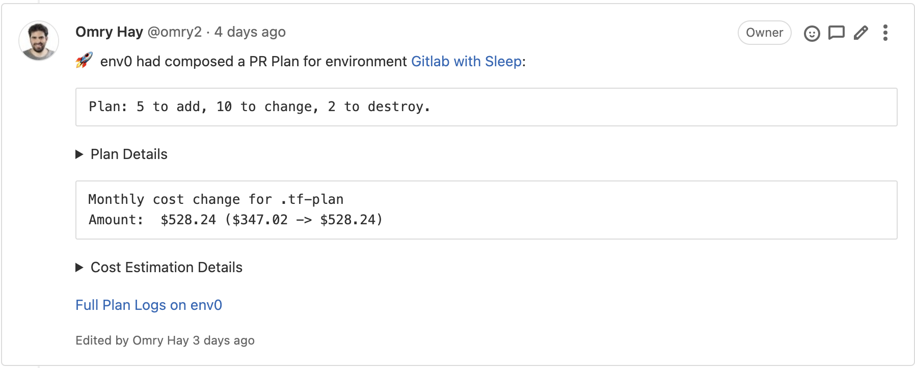 Cost Estimation
