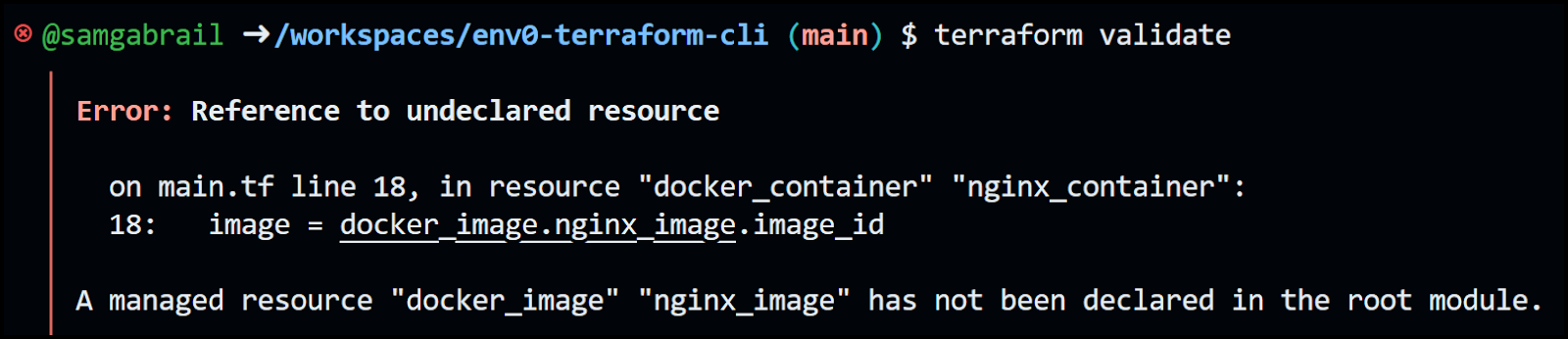terraform validate: Check Your Configuration