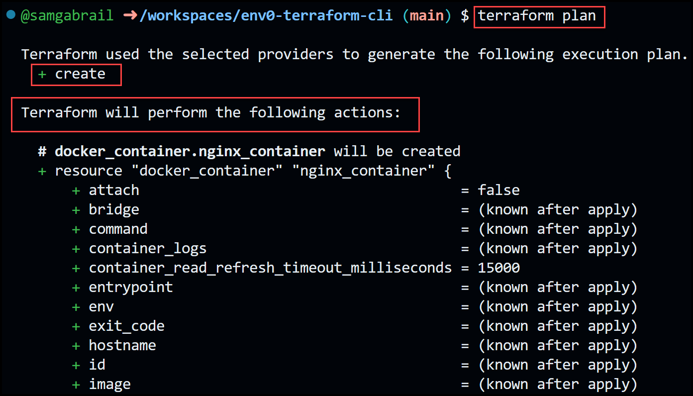 terraform plan: Show Changes to Your Infrastructure