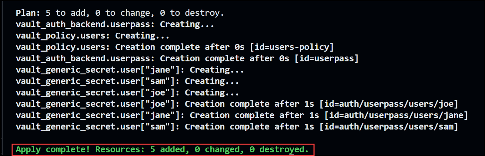 Run Terraform Apply