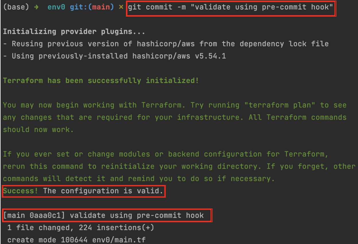Running Terraform Validate as a Pre-Commit Hook for a Single File