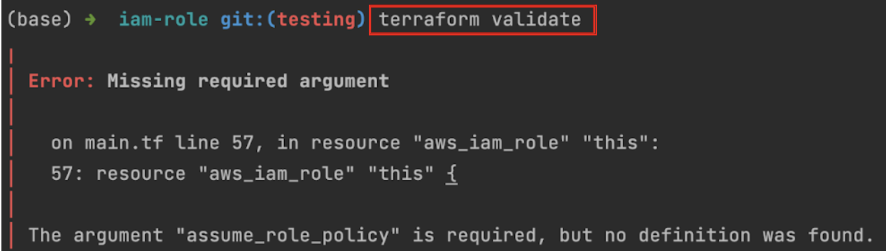 Running Terraform Validate for Modules