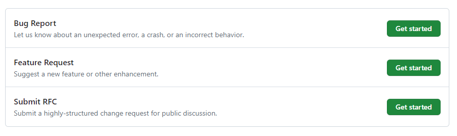 Start Contributing