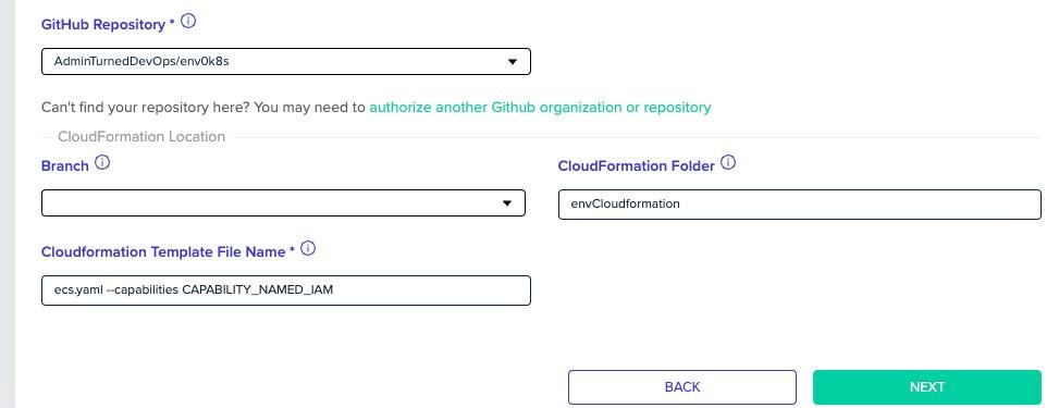 Deploy AWS ECS Resources with CloudFormation and env0