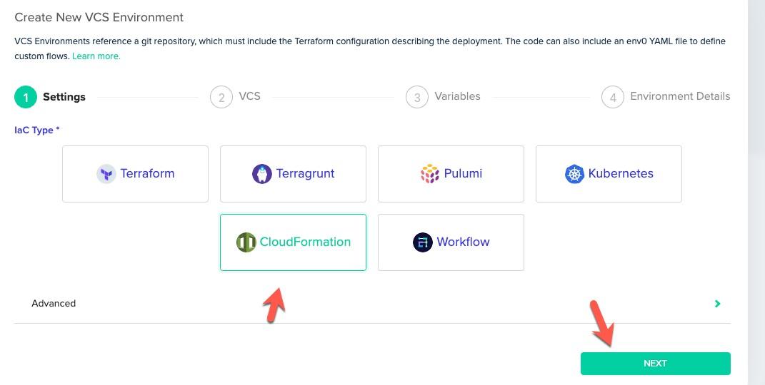 Deploy AWS ECS Resources with CloudFormation and env0