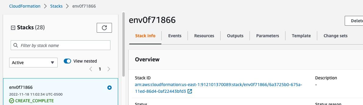 Deploy AWS ECS Resources with CloudFormation and env0