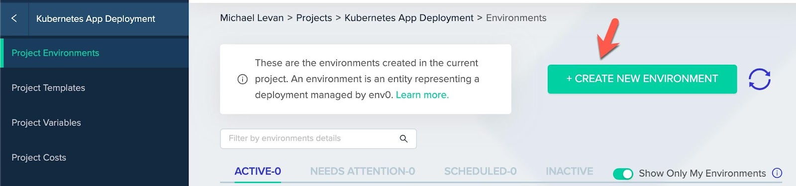 Creating the environment