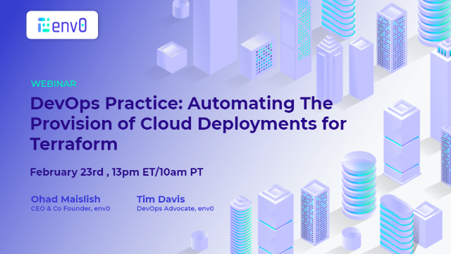 Automating Terraform and Infrastructure as Code with env0