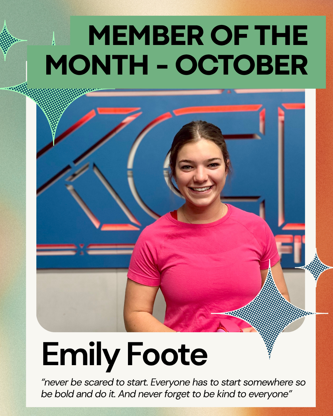 October Monthly Awards