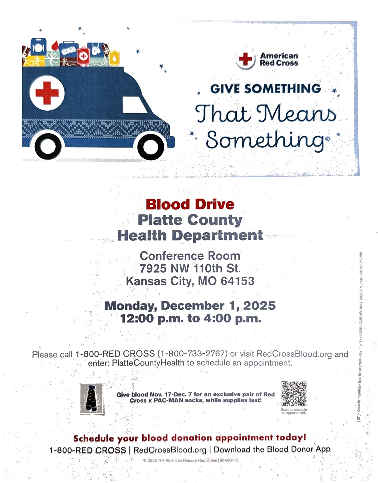 Give Something That Means Something — Donate Blood at Platte County Health Department