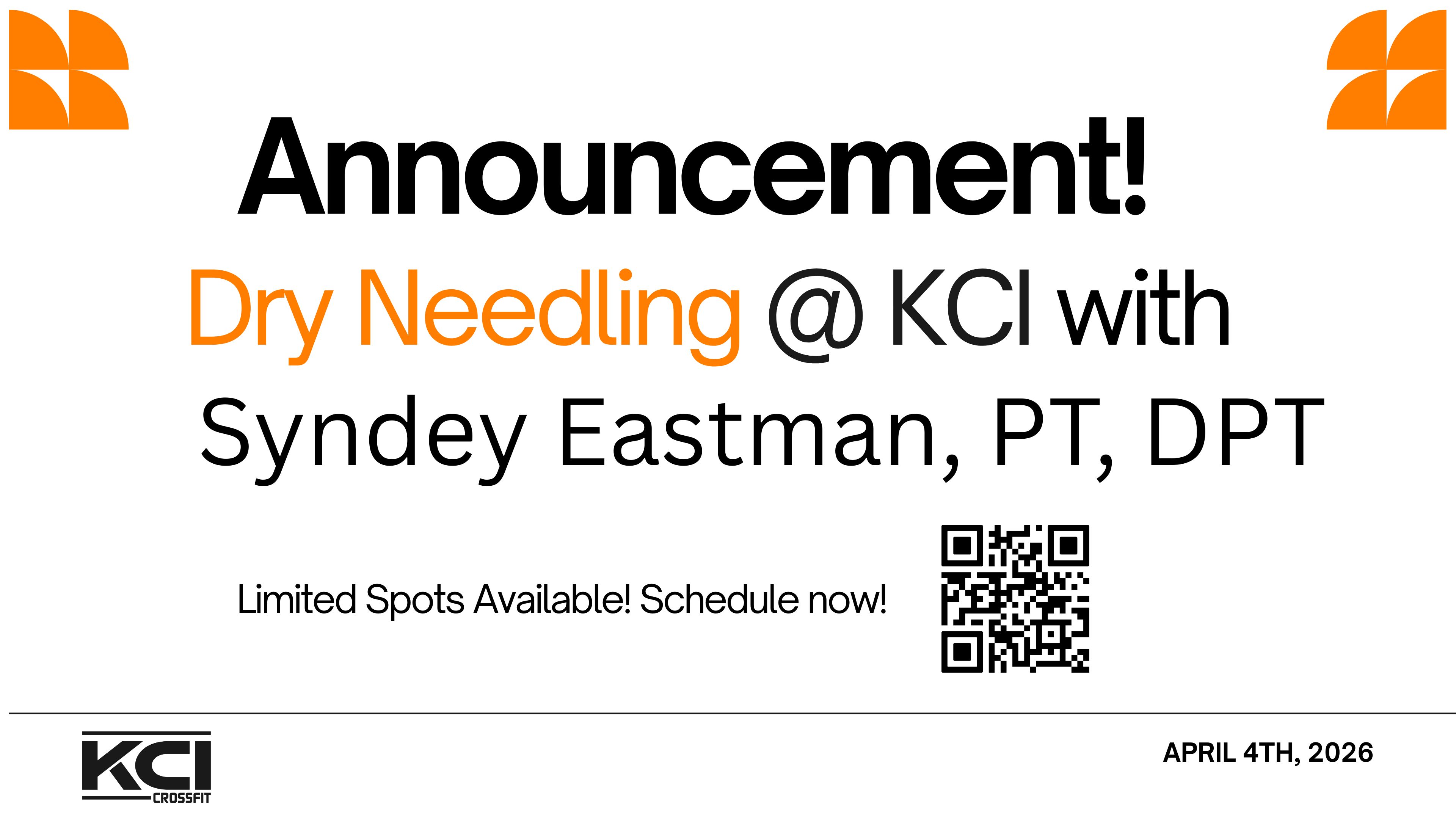 Dry Needling in Kansas City at KCI CrossFit: Move Better, Recover Faster