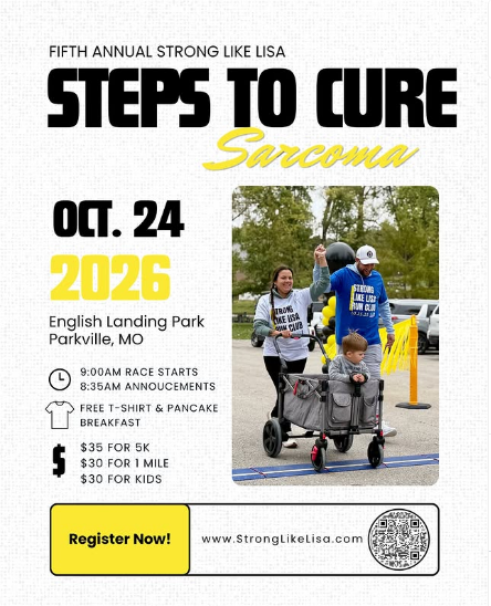 Strong Like Lisa | Steps to Cure Sarcoma - join us in supporting!