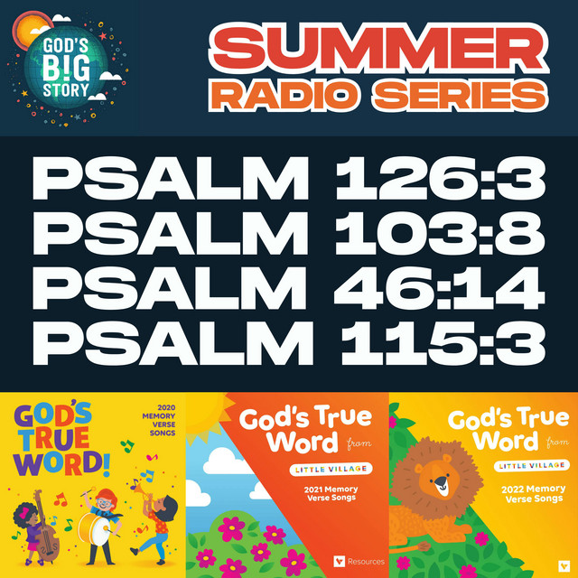 Psalm 126:3, Psalm 103:8, Psalm 46:1 4, and Psalm 115:3