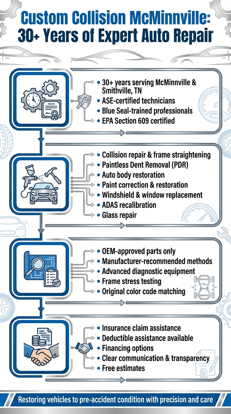 Custom Collision McMinnville Auto Repair Services Overview