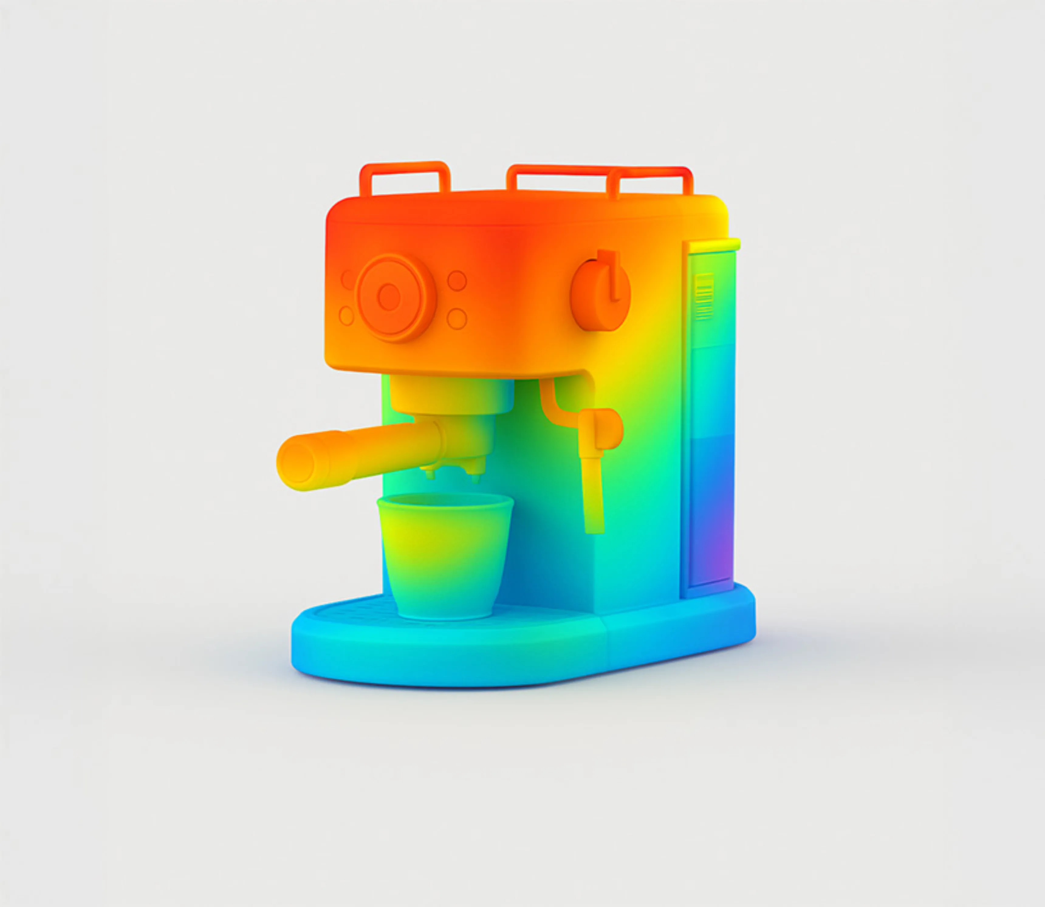 Heatmap of a coffee machine