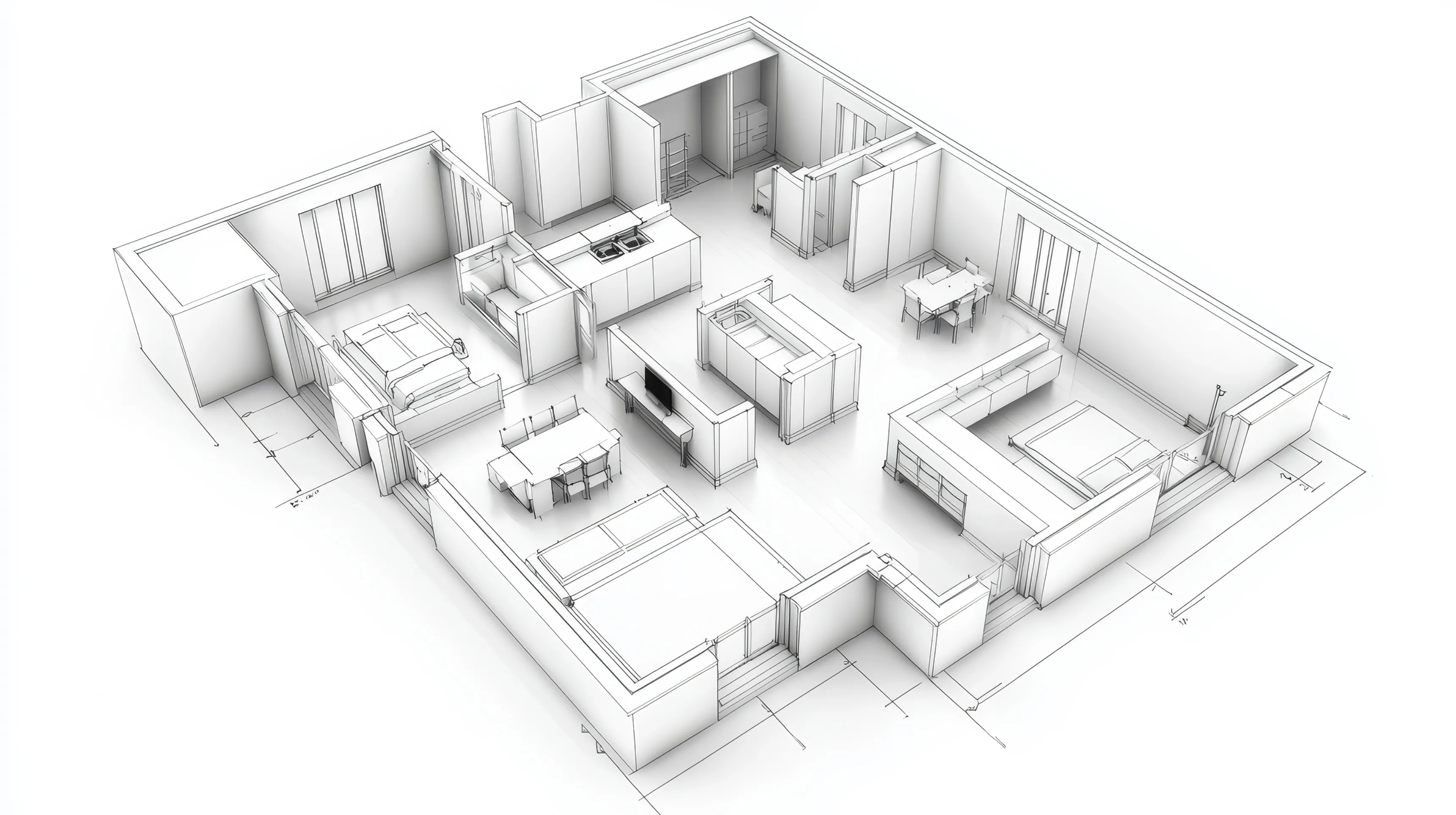 3D scan of a house