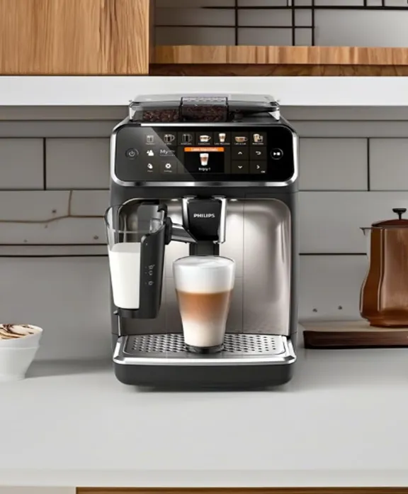 3D scene of a coffee machine