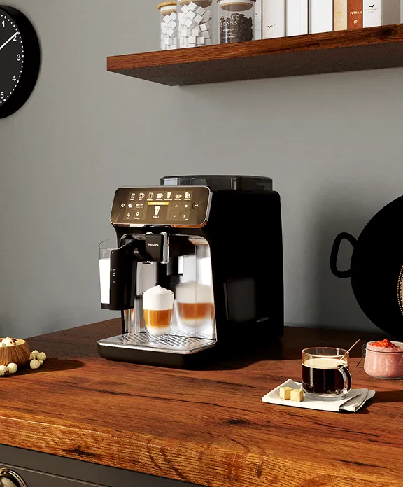 3D scene of a coffee machine
