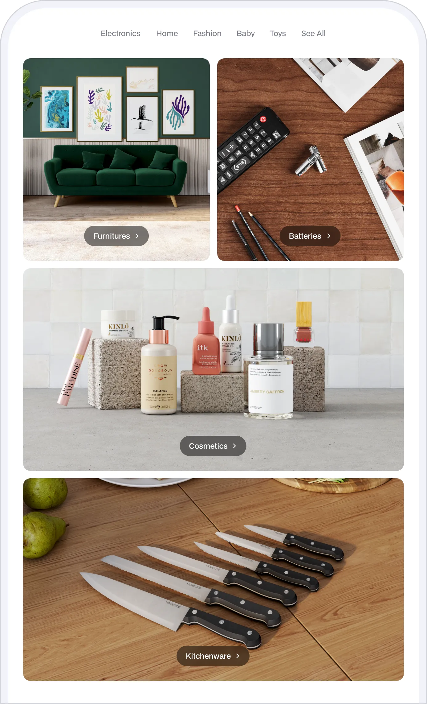 Marketing campaign with nfinite 3D images