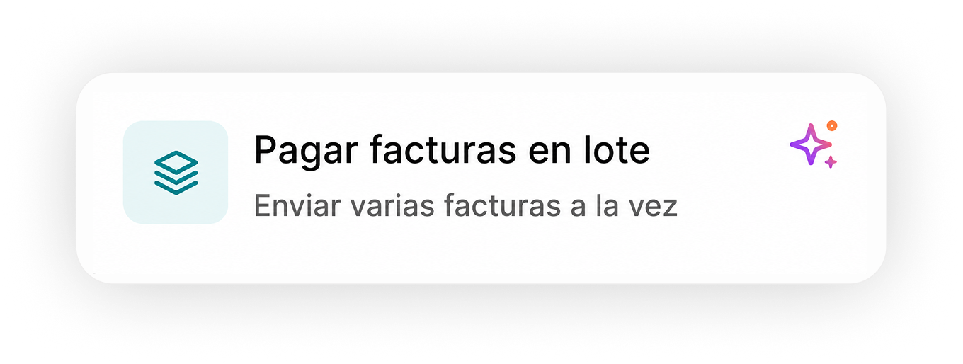 Pagar facturas en lote