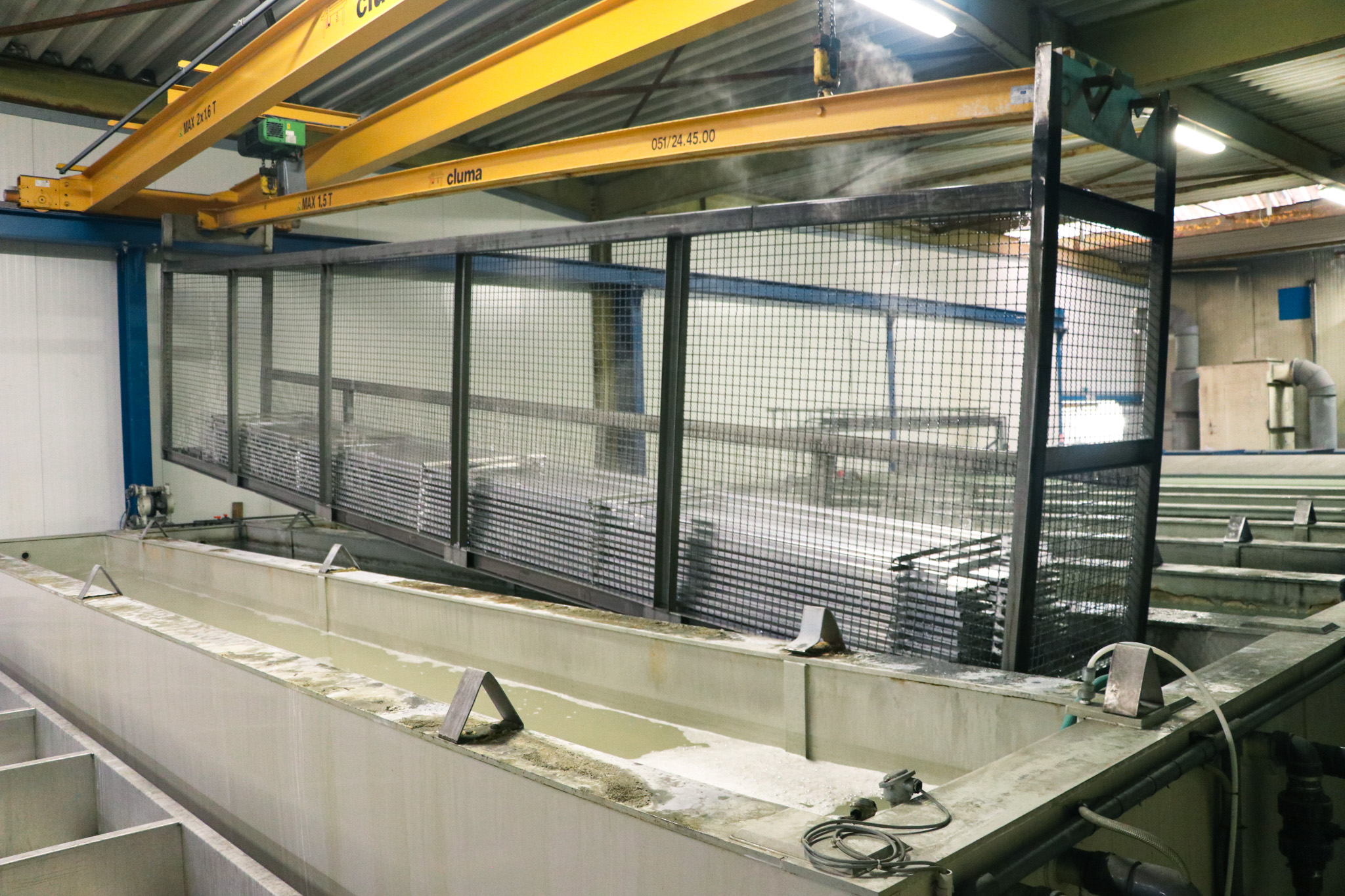 Badenreeks voor de voorbehandeling van aluminium bij Alumeco