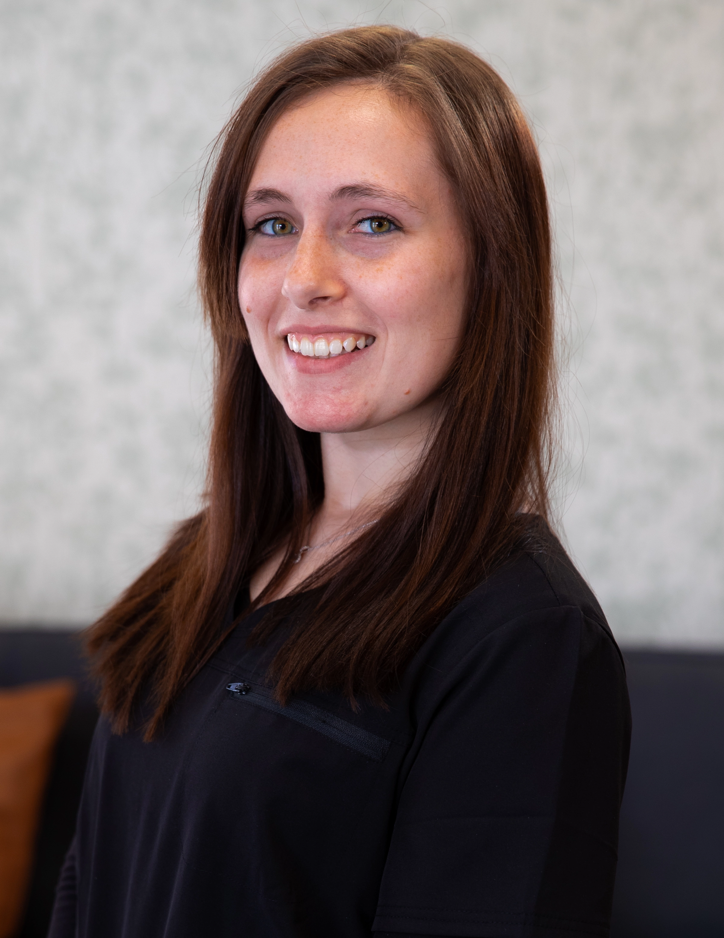 Tiffany smiling at Coastal Virginia Oral & Maxillofacial Surgery.
