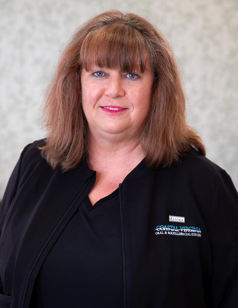 Teresa smiling at Coastal Virginia Oral & Maxillofacial Surgery.