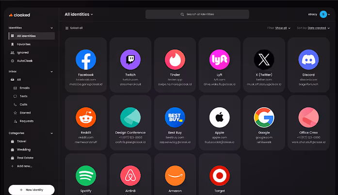 Cloak your identities across various use cases
