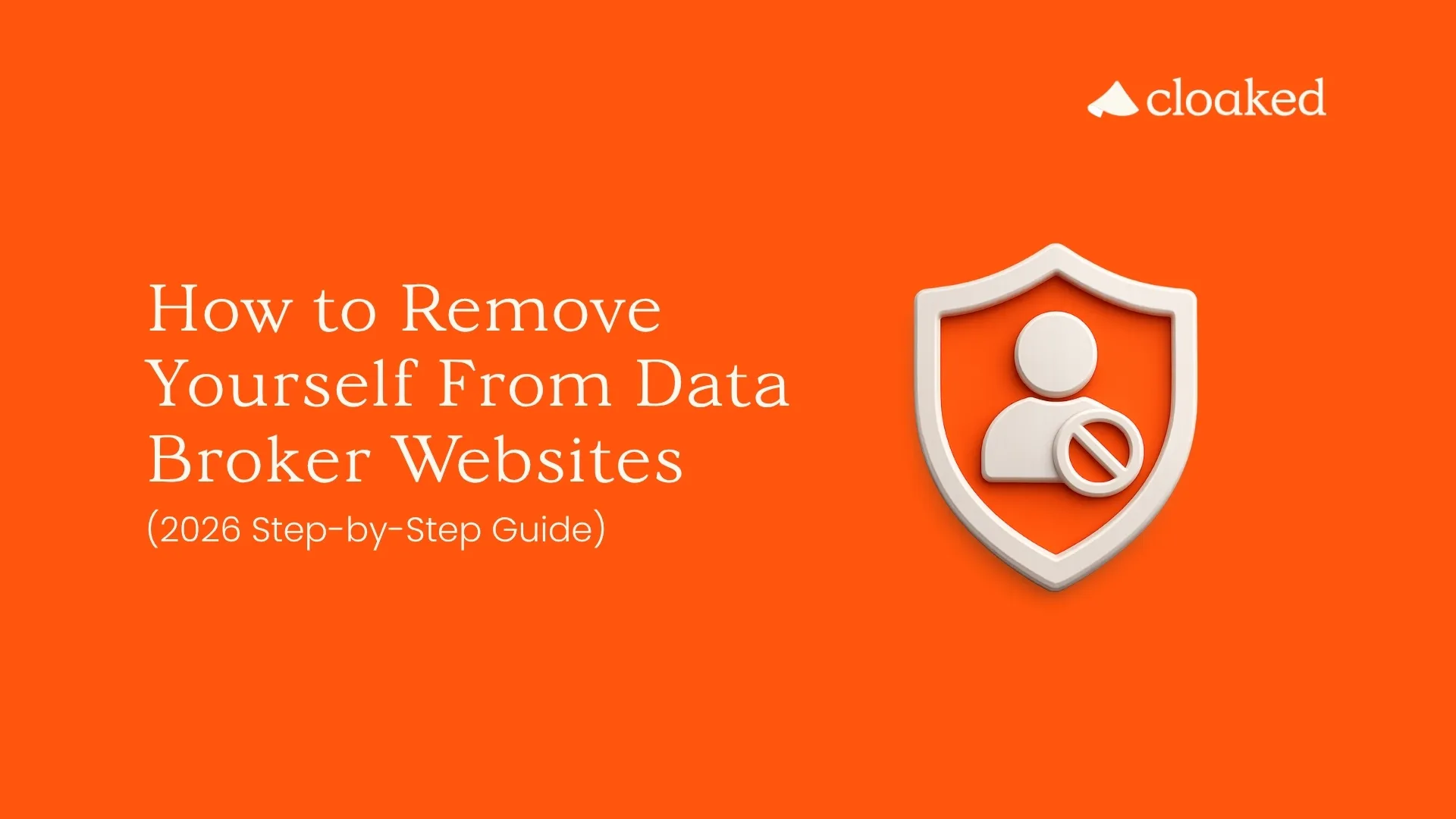 remove your personal information from data broker