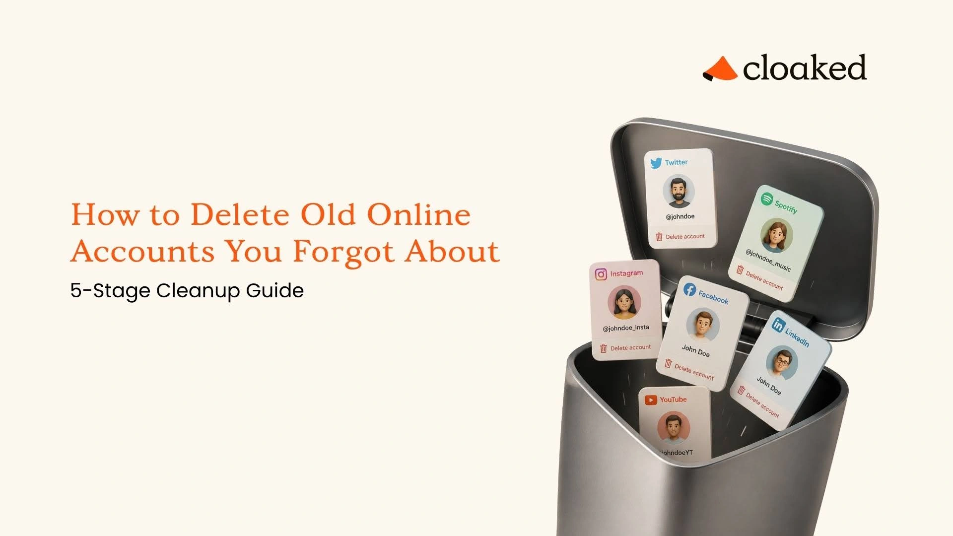 How to Delete Old Online Accounts You Forgot About