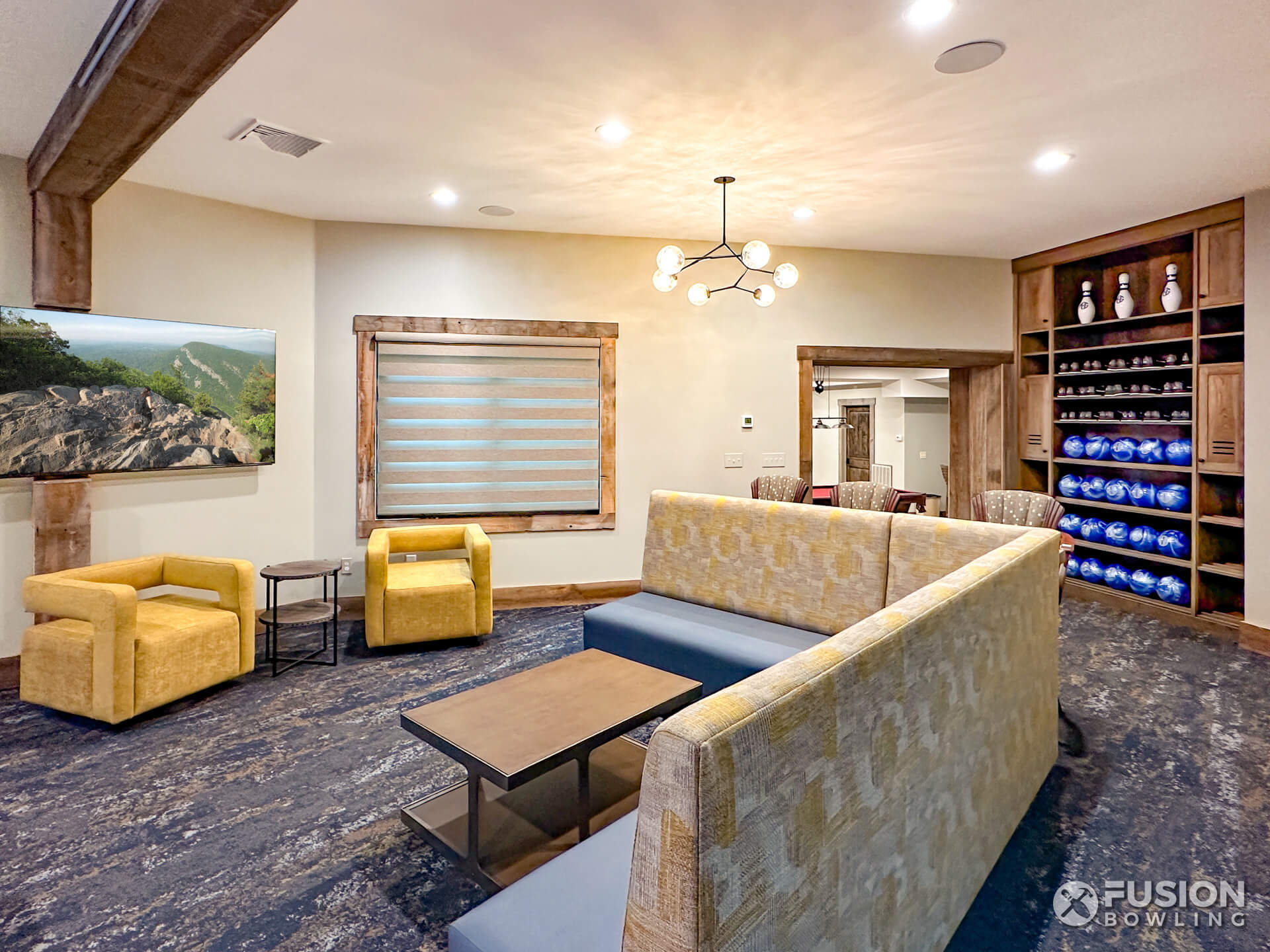 Lounge seating area
