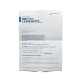 Gedrucktes Dokument mit Text und Tabellen.