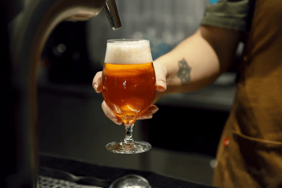 Alkoholfreies Bier.