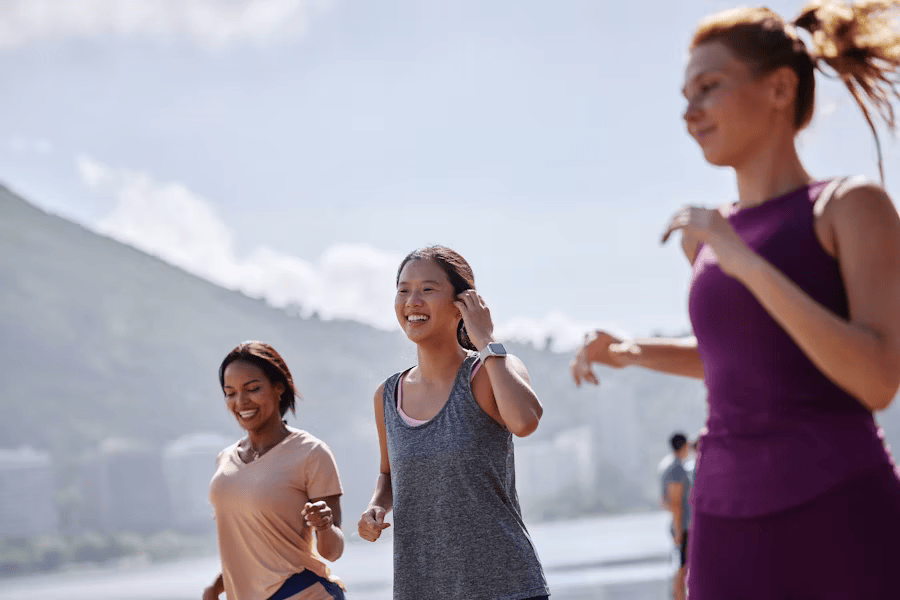Gesund Aussehen durch gesund leben mit Sport, gesunder Nahrung und ohne Gebrauch von Abführmitteln.