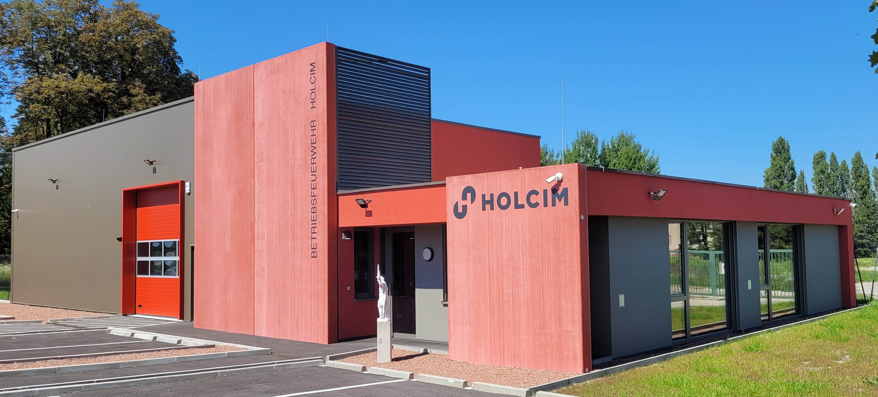 Betriebsfeuerwehrhaus im Holcim Zementwerk Mannersdorf