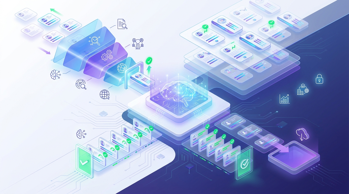 CBREX AI recruitment platform features including C Map vendor matching and C Screen resume screening