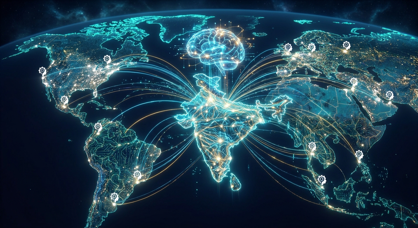 AI talent marketplace connecting India-headquartered companies to specialist recruiting agencies across 33 countries globally