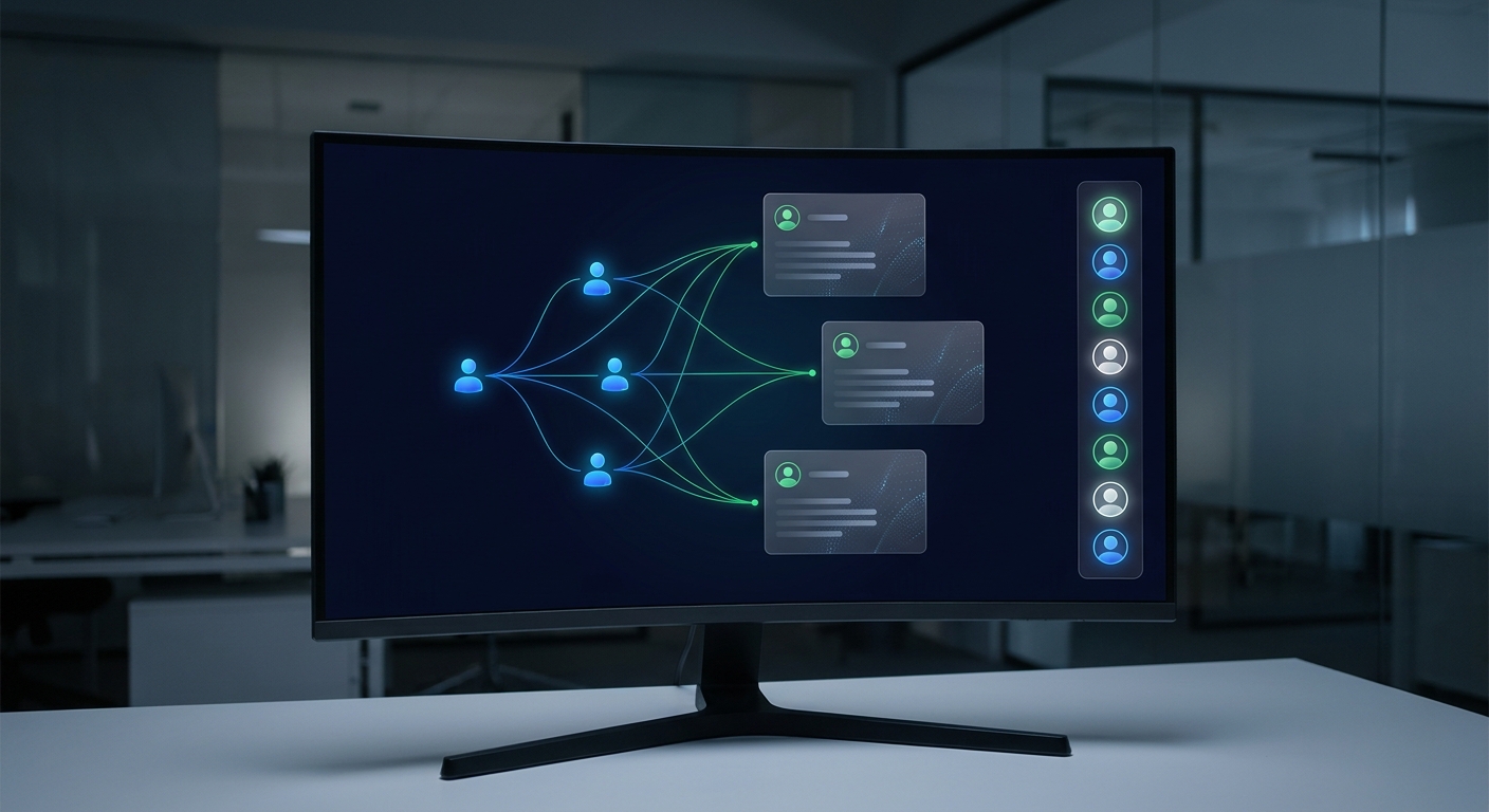 AI recruitment marketplace dashboard showing time to hire optimization through intelligent vendor matching and candidate screening