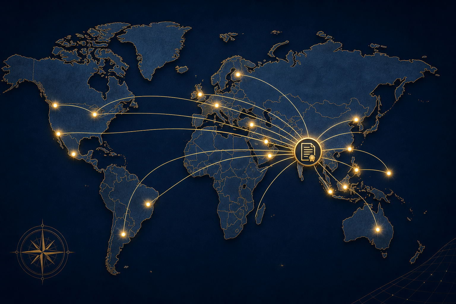 single contract vendor consolidation covering global hiring across multiple countries from India