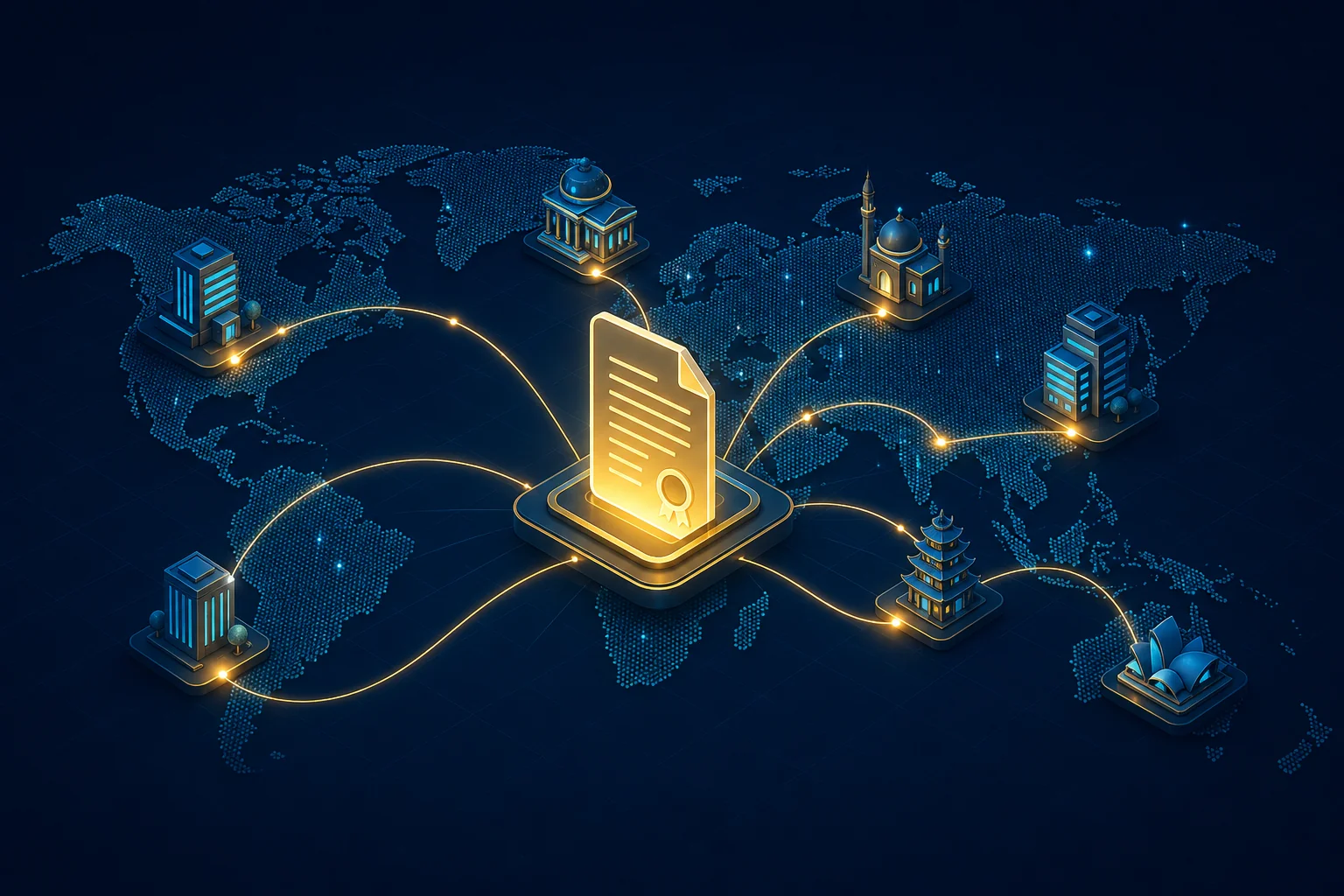 Single unified contract connecting to a global network of specialist recruitment agencies