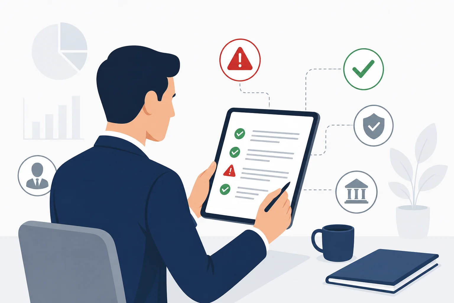 AI technology and specialist human recruiters working together in a hybrid recruitment model, representing the future of recruitment technology