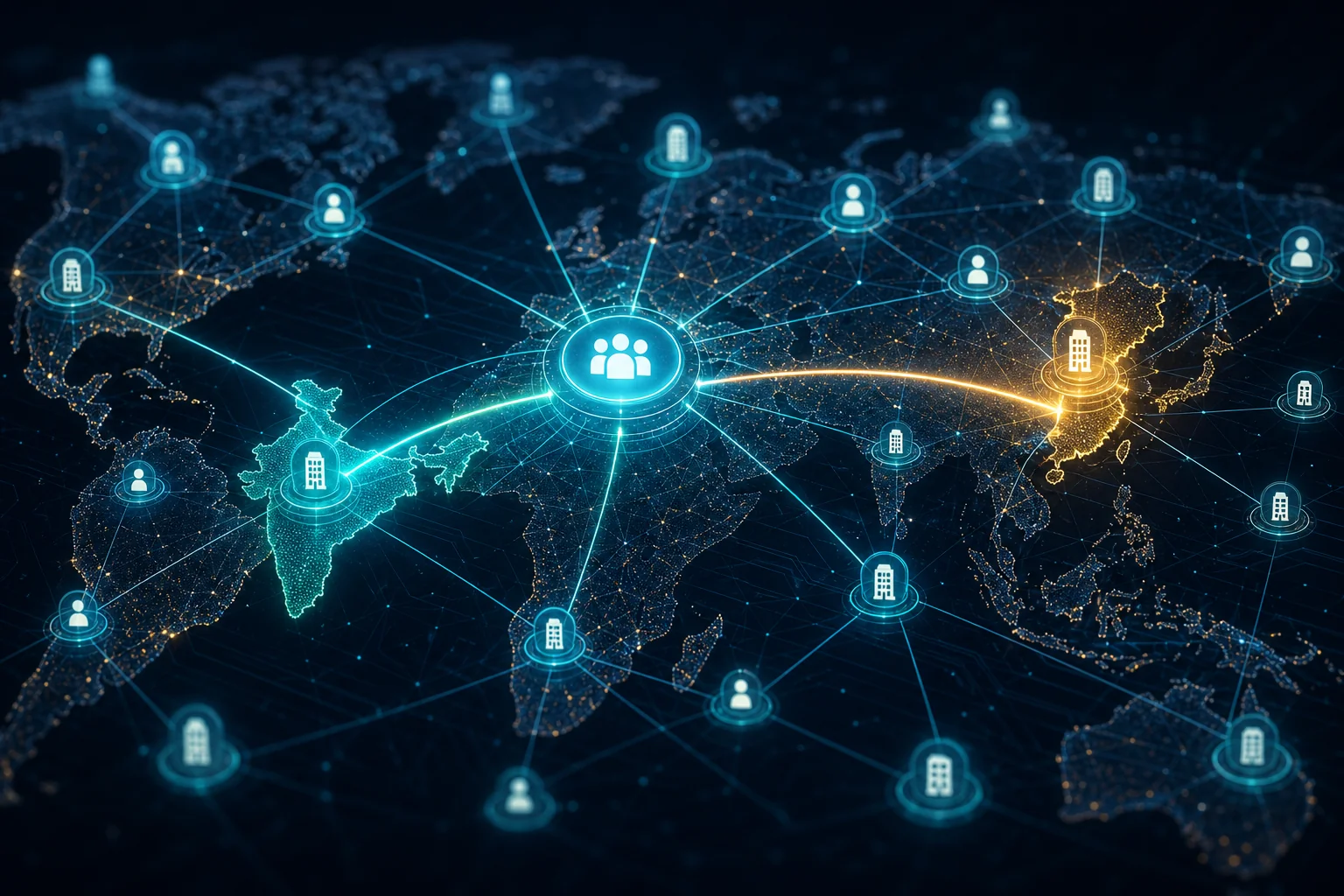 CBREX AI recruitment platform connecting Indian companies with specialist agencies across South Korea and 33 countries