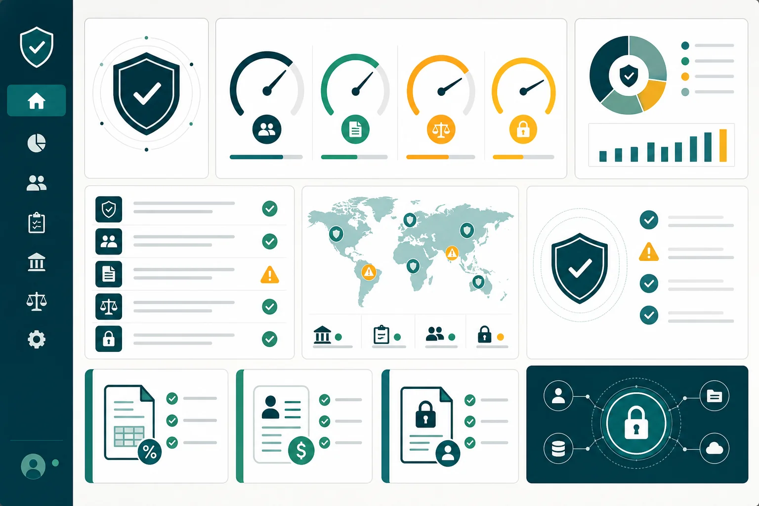 Compliance and payroll complexity dashboard for hiring in Poland, showing regulatory scoring for Indian employers