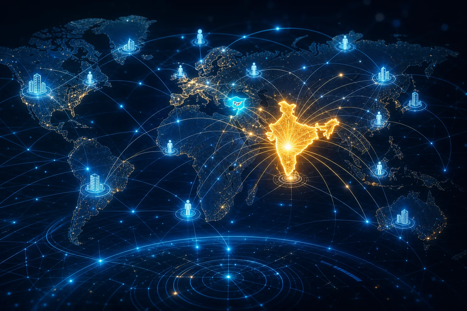 CBREX AI recruitment platform network connecting Indian companies with specialist recruiting agencies across Cyprus and 33 countries globally