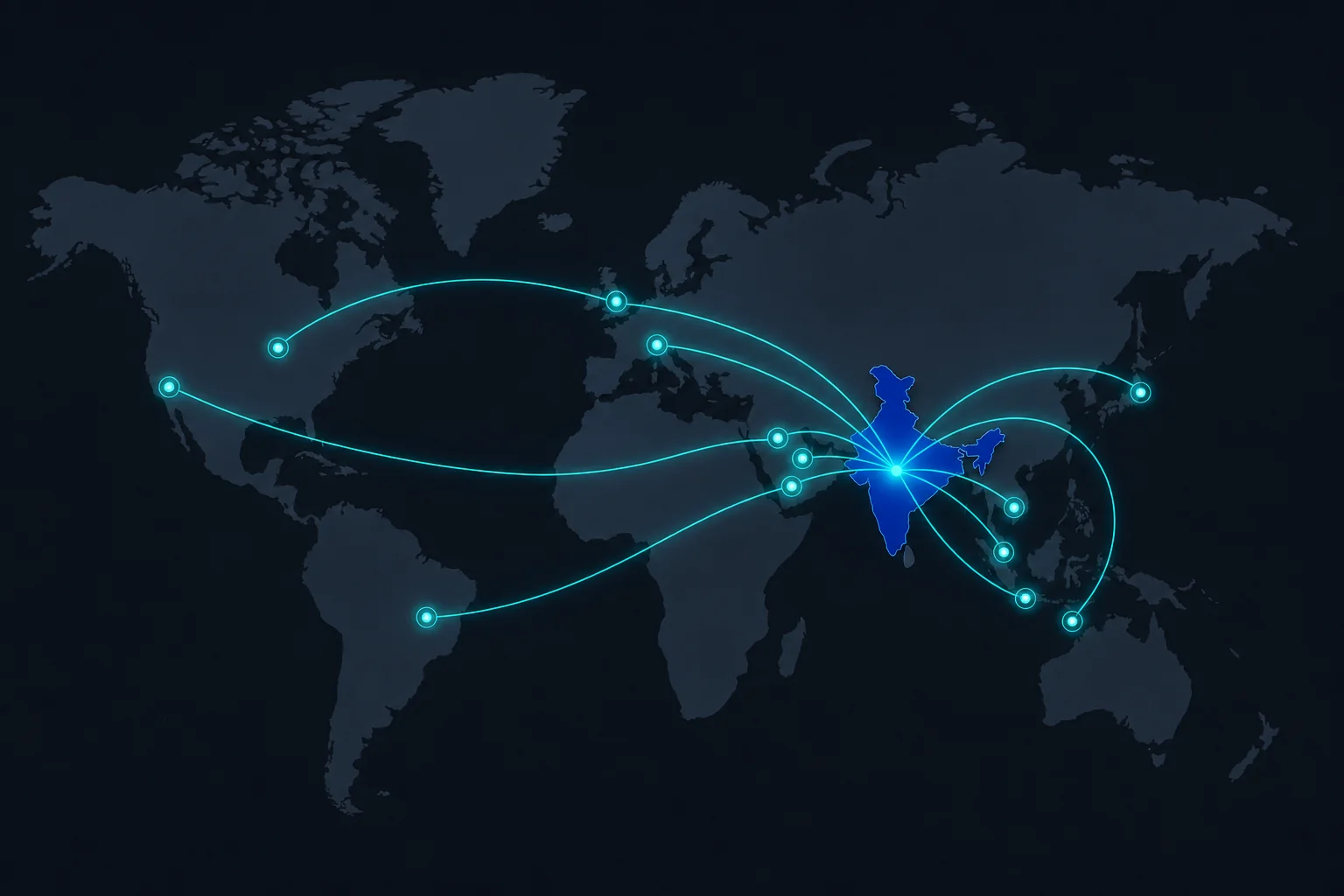 India-headquartered company with global hiring connections across APAC, MENA, Europe, and the Americas