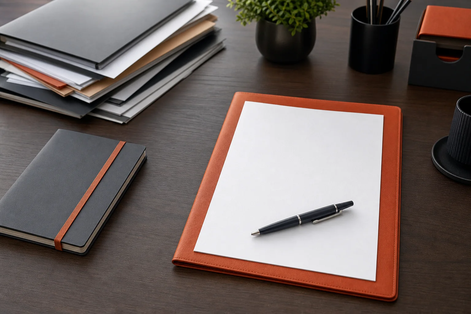 A single clean contract document on an office desk representing consolidated vendor agreements