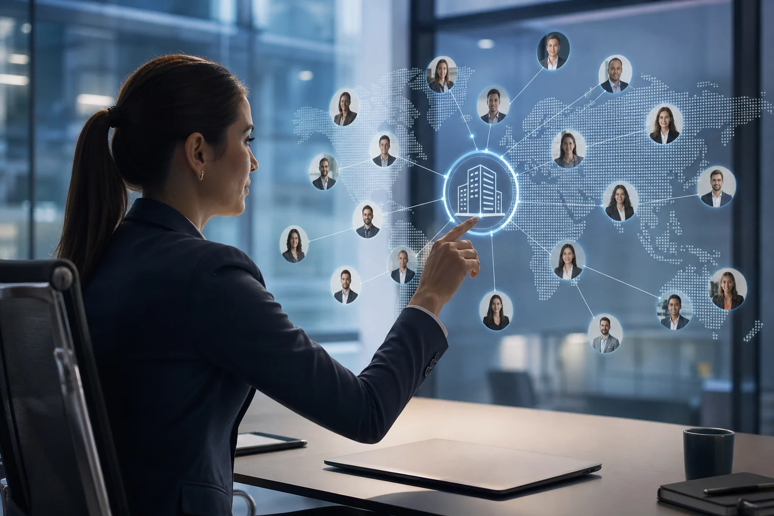 AI-powered recruitment platform connecting a single company to a global network of specialist agencies across 33 countries