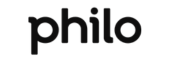 philo logo, black
